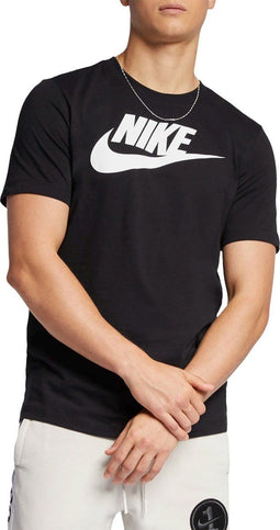 Nike Sportswear Icon Futura T-Shirt - Heren - Regular fit - Zwart (S)