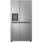 LG GSLC40PYPE - Amerikaanse koelkast - 635 liter - Ice & Water dispenser - Prime Silver