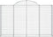 vidaXL - Schanskorven - 13 - st - gewelfd - 200x30x120/140 - cm - ijzer