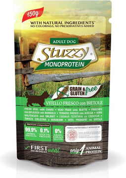Stuzzy Hondenvoer Monoprotein Graanvrij Kalf - Snijbiet 150 gr