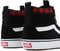 Vans Sneakers - Maat 42 - Mannen - zwart - wit - rood