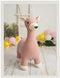 Schilderij Crochetts Multicolour Roze 33 x 43 x 2 cm Herten