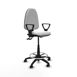 Piqueras y Crespo BFN01RP - Bureaustoel - Hoogteverstelbaar - Wit