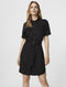 VERO MODA VMSILJA SS SHORT SHIRT DRESS GA NOOS - Dames Jurk - Tailleband en knoopsluiting - Denim