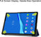 Tablet Hoes Geschikt voor Lenovo Tab M10 Plus - Stand Bookcase - Donkerblauw