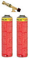Rothenberger Gasbrander - Gasbrander set - 2x Multigas 300ml - Rood Geel
