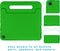 imoshion Tablet Hoes Kinderen Geschikt voor Samsung Galaxy Tab S6 Lite (2024) / Tab S6 Lite (2022) / Tab S6 Lite - imoshion Kidsproof Backcover met handvat - Groen /Groen