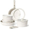 JUST PERFECTO JL-999 - 11-delige pannenset - Afneembare handgrepen - Beige (11 stuks)