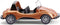 Wiking 003411 H0 Auto Volkswagen Buggy - koper-metallic