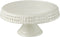 J-Line Cake bord - taartplateau - keramiek - wit - medium - woonaccessoires