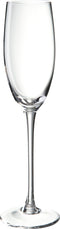 J-Line glas champagne - glas - transparant - 6 stuks