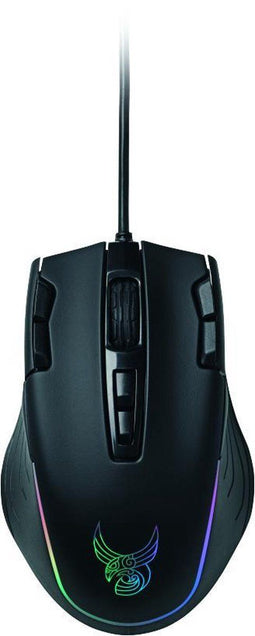 L33T-GAMING Mjolnir - Gaming Muis - 12000 DPI RGB 7 Zones - Ambidextrous