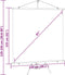 vidaXL - Projectiescherm - met - statief - 1:1 - 81''