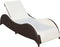 vidaXL - Ligbed - met - kussen - poly - rattan - bruin