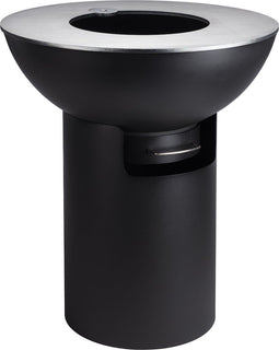 Artola FiQ Barbecue Groot - Inclusief Onderstel Groot - Cor-Ten Staal/Carbon Staal/RVS - Zwart