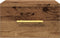 vidaXL - Nachtkastjes - 2 - stuks - Wandgemonteerd - Oud - Hout - 35x35x20 - cm