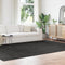 vidaXL - Shaggy - Tapijt - met - Latex - Onderkant - Donkergrijs - 240x340 - cm