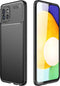 iMoshion Hoesje Geschikt voor Samsung Galaxy A03 Hoesje Siliconen - iMoshion Carbon Softcase Backcover - Zwart