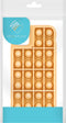 iMoshion Hoesje Geschikt voor iPhone 8 Plus / 7 Plus Hoesje Siliconen - iMoshion Pop It Fidget Toy - Pop It hoesje - goud