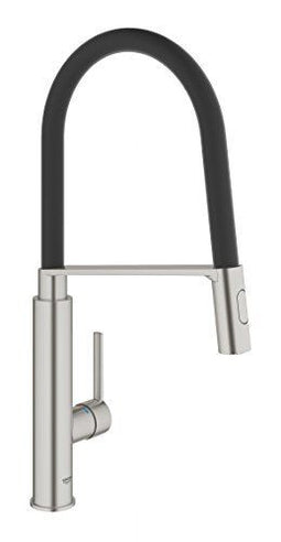 GROHE Feel Professional Keukenkraan - Hoge draaibare uitloop - 2 straalopties - RVS