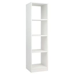 Coast hoekplank 142 cm smal boekenplank 38 x 33 x 142 cm wit