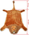 vidaXL - Leeuwenvloerkleed - pluche - 205 - cm - bruin