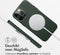 Accezz MagSafe Leather Backcover - iPhone 14 Pro Max - Echt leer - Donkergroen