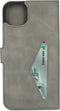 Mobiparts iPhone 14 Plus - Classic Wallet Case - Ruimte voor pasjes - Granite Grey