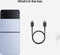 Samsung Galaxy Z Flip4 - Smartphone - 128GB opslag - Blauw