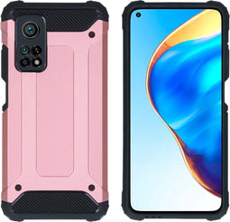 iMoshion Hoesje Geschikt voor Xiaomi Mi 10T Pro / Mi 10T Hoesje - iMoshion Rugged Xtreme Backcover - Rosé