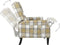 vidaXL Fauteuil stof groen