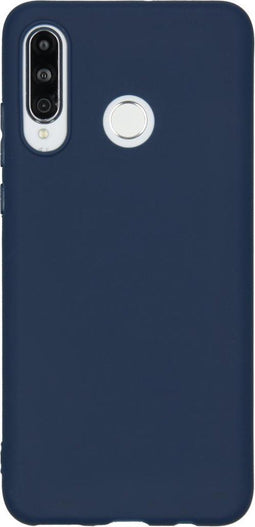iMoshion Hoesje Geschikt voor Huawei P30 Lite Hoesje Siliconen - iMoshion Color Backcover - Donkerblauw