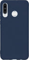iMoshion Hoesje Geschikt voor Huawei P30 Lite Hoesje Siliconen - iMoshion Color Backcover - Donkerblauw