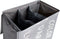 Shine XL Wasmand - 3 Vakken - 120 Liter - Grijs