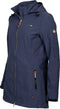 Life Line Kya Softshell Parka Dames Donkerblauw Maat 4xl