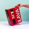 Fisura Lavalamp Zwart Met Rode Lava