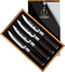 Forged Sebra Steakmessen 4-delig - Sebrahout - In Houten Giftbox