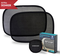 MM Brands Zonnescherm Auto – Zijruit - Baby & Kind – Zon + UV Raam Wering