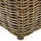 Beliani MAROS - Tuinstoel - Beige - Rotan