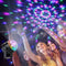 npro 15 kleuren roterende discolampen LED-discobal USB-lichtschijf afstandsbediening gedecoreerde lamp voor feest bar bruiloft Kerstmis auto festival verjaardag