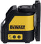 DeWALT DW088K Zelfnivellerende kruis-/lijnlaser in koffer - 2 lijnen - Rood - 15m