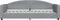 vidaXL - Slaapbank - 90x200 - cm - stof - lichtgrijs