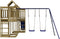 vidaXL - Speelhuis - geïmpregneerd - grenenhout