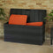 vidaXL - Tuinbox - 117x45x56 - cm - zwart