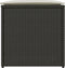 vidaXL - Kussenbox - Zwart - 50x50x50 - cm - Poly - Rattan