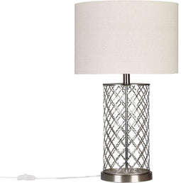 BALLEZA - Tafellamp - Zilver - Metaal