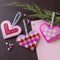 Creativ Company CC Mini Hobbyset Decoratie Kerstkaarten met Harten.