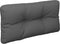 vidaXL - Palletkussen - 80x40x12 - cm - stof - antracietkleurig