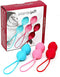 Satisfyer Balls, lustkogels trainings-set, bonte dubbele kogels voor meer seksplezier, 3,4 cm, 3 delen