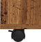 vidaXL - Rolkast - 60x53x72 - cm - bewerkt - hout - oud - houtkleurig